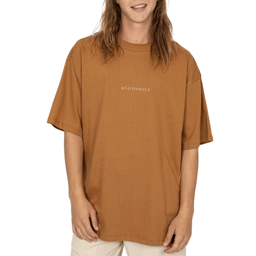 Camiseta Masculina Element Simple Oversized BEGE-E461A0242- -1-